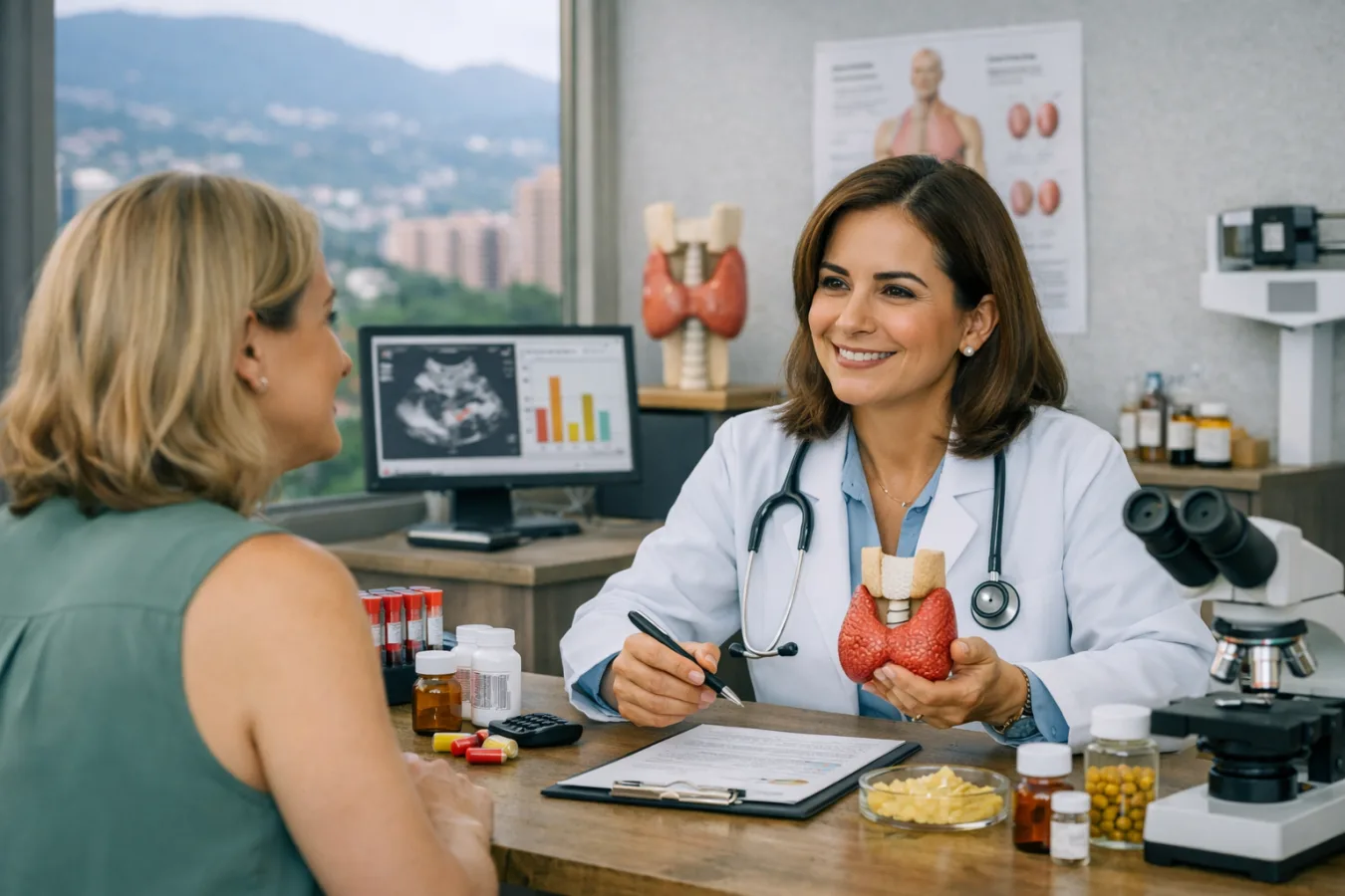 ¿Qué médico trata el hipertiroidismo?